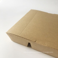 Biodegradable square paper box coating oil-proof lunch box